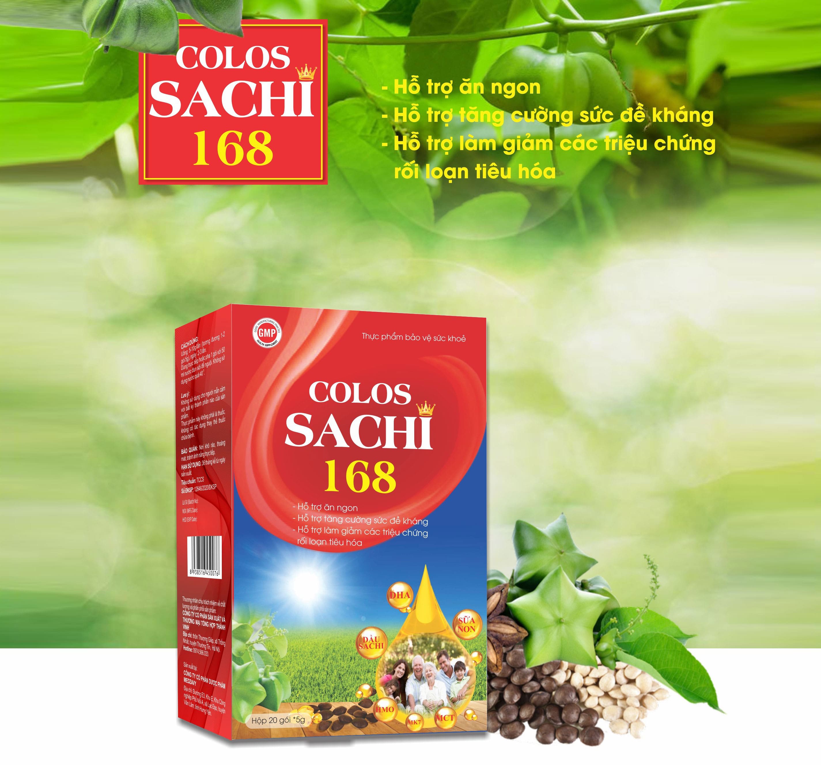 SỮA NON COLOS SACHI 168 